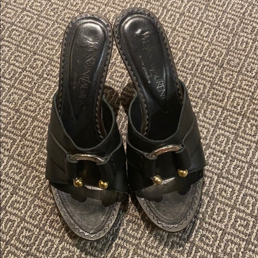 Yves Saint Laurent Rive Gauche Mules - image 1
